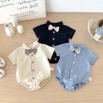 【66-90】ロンパース プリンス 半袖 ベビー服 - 画像 (7)