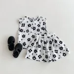 【80-130】セットアップ ベビー 女の子 フラワー - 画像 (7)