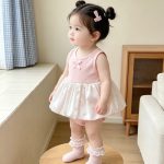 【66-90】ロンパース ふわふわ ピンク 可愛い - 画像 (10)