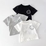 【73-110】半袖Tシャツ ベビー シンプル クマ柄 - 画像 (5)