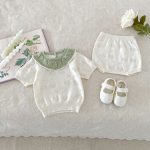 【66-100】セットアップ フリル ニット ナチュラル - 画像 (3)