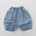 【80-130】パンツ デニム パンプキンパンツ カジュアル - 画像 (4)