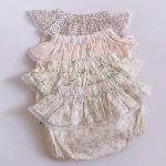 【73-100】セット リボン キャミソール&花柄ふんわりスカートパンツ - 画像 (7)