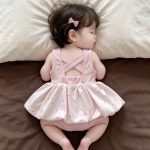 【66-90】ロンパース ふわふわ ピンク 可愛い - 画像 (3)