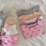 【66-100】セットアップ 可愛い リブ サマー - 画像 (6)