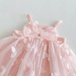 【73-120】ワンピース バタフライピンク 可愛い - 画像 (10)