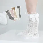 【GOODS】ソックス ベビー 通気性抜群 リボンハイ - 画像 (4)