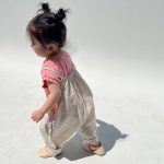 【80-130】サロペット ドットorシンプル 可愛い - 画像 (4)