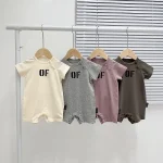 【66-90】オールインワン ベビー 英字 カジュアル - 画像 (3)