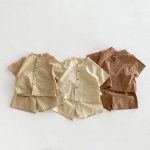【80-120】セットアップ パステルカラー チェック
