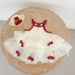 【73-130】ワンピース キノコ ケーキ キャミソール