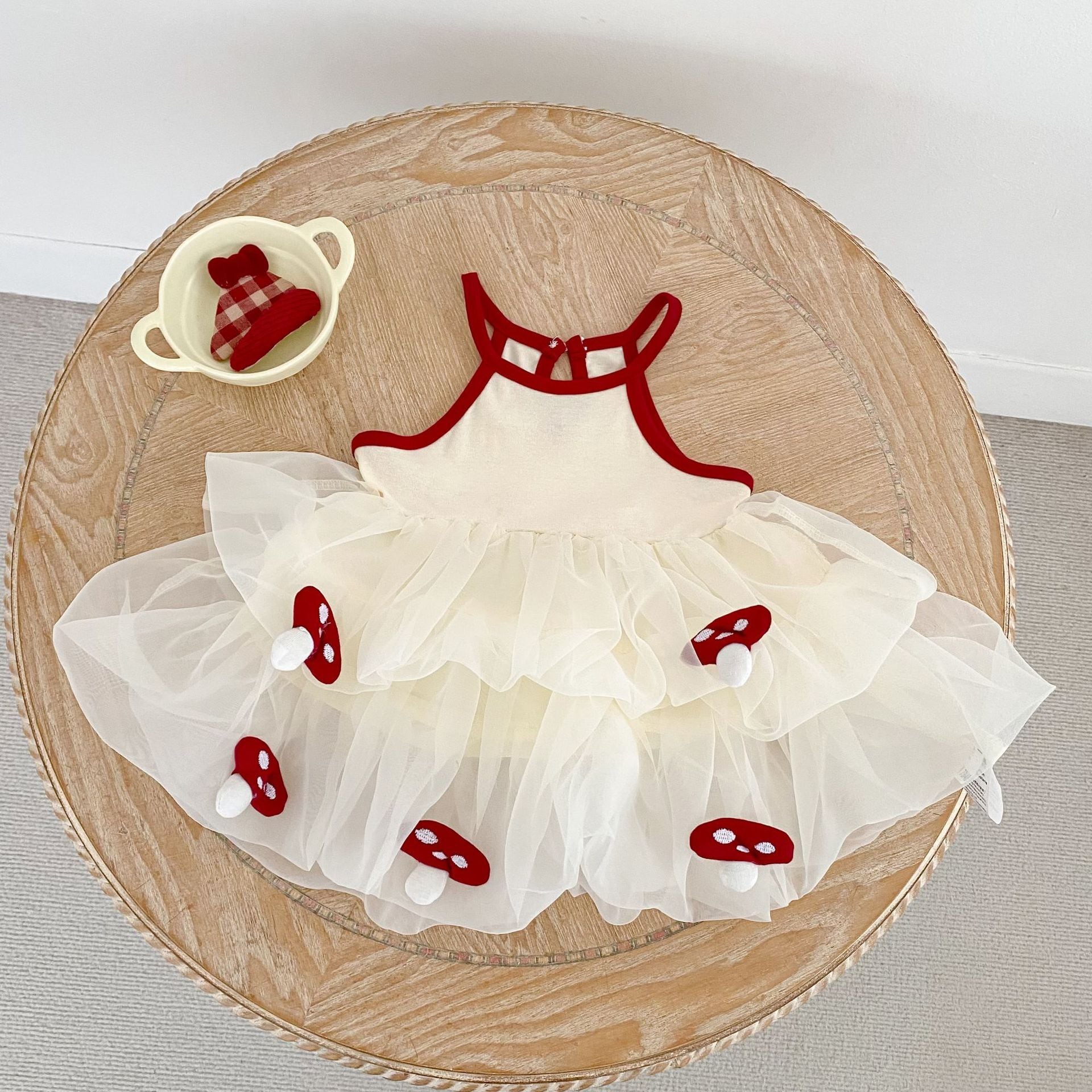 cb7c2e68a3e8ac2d14e9ab70224b61df.jpg 【73-130】ワンピース キノコ ケーキ キャミソール - 画像 (1)