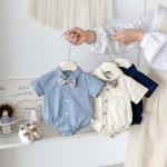 【66-90】ロンパース プリンス 半袖 ベビー服 - 画像 (3)
