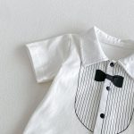 【66-90】ロンパース プリンス 半袖 ベビー服 - 画像 (8)