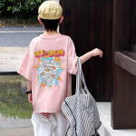 【90-160】半袖Tシャツ 男の子 プリント トレンド