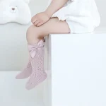 【GOODS】ソックス ベビー 通気性抜群 リボンハイ - 画像 (5)