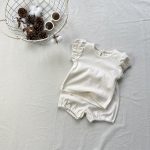 【73-100】セットアップ フリル袖 ワッフル - 画像 (8)