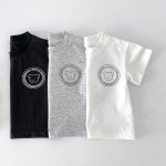 【73-110】半袖Tシャツ ベビー シンプル クマ柄 - 画像 (2)