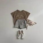 【73-100】ボトムス ベビー ボタン付き 韓国風 - 画像 (15)