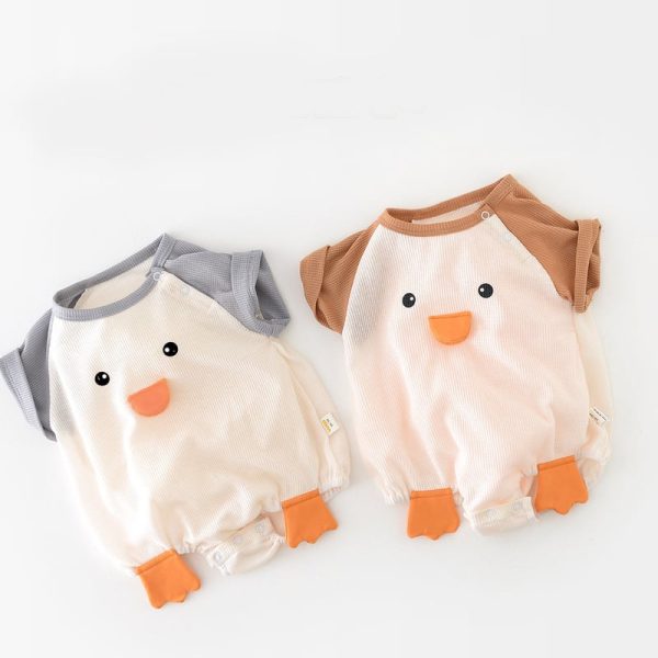 【66-90cm】ロンパース キュート ペンギン ベビー服