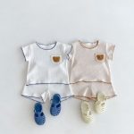 【66-100】セットアップ クマ 刺繡 柔らかい - 画像 (7)