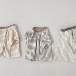 【73-100】半袖Tシャツ 男の子 カジュアル ボーダー柄 クルーネック - 画像 (7)
