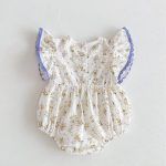 【66-90】ロンパース フリル 可愛い 女の子 - 画像 (5)
