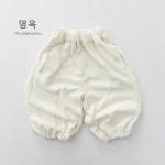 【80-130】パンツ ボトムス ベビー 韓国風 シンプル - 画像 (11)