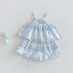 【73-120】キャミセットアップ ベビー 女の子 花柄 - 画像 (4)
