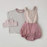 【73-100】半袖Tシャツ 男の子 カジュアル ボーダー柄 クルーネック - 画像 (11)