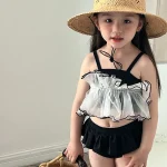 【90-140】スイムウェア 女の子 おしゃれ フリルデザイン - 画像 (2)