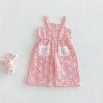 【73-120】トップス or サロペット ベビー 女の子 フラワー柄 - 画像 (4)