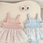 【73-120】水着 可愛い ドット スイムウェア - 画像 (9)