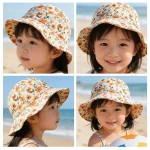 【GOODS】ハット ベビー 花柄 日焼け止め - 画像 (4)