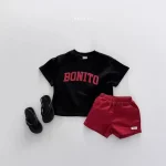 【80-130】セットアップ ベビー ノーカラー ワッフル - 画像 (9)