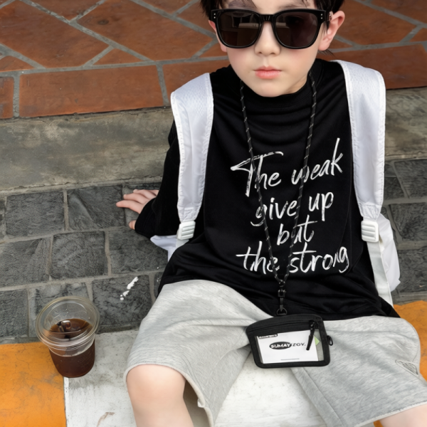 【90-160cm】長袖Tシャツ 男の子 英字 トレンド 韓国風