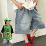 【100-170】ショートパンツ 男の子 デニム 軽量 カジュアル
