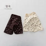 【80-130】半袖Tシャツ ベビー 韓国風 ドット - 画像 (6)