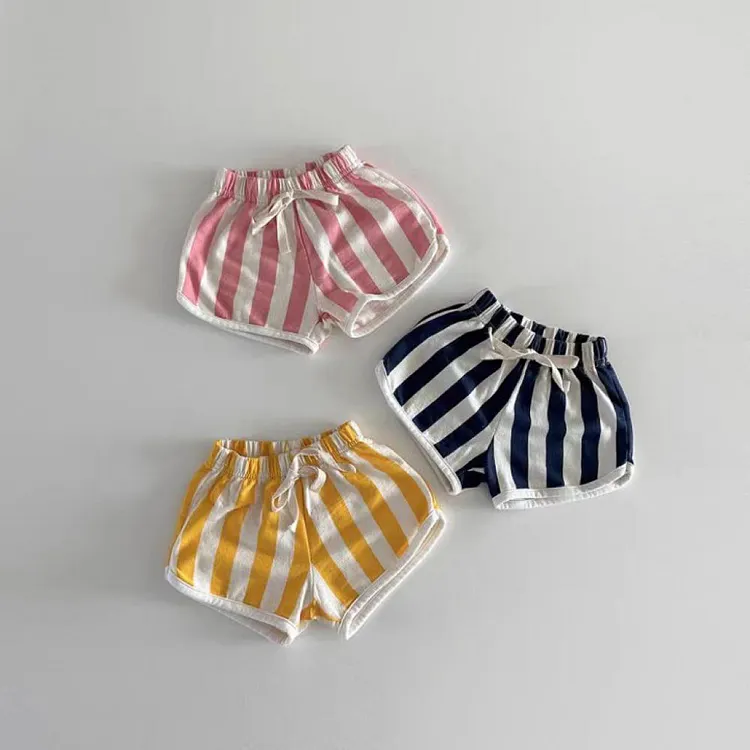 f773154cb7e3ad9a96814bec53356c32_750x.webp 【73-100】ショートパンツ ベビー ストライプ ボトムス - 画像 (1)