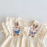 【66-90】ロンパース 可愛い ダブル ウサギ - 画像 (9)