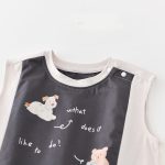 【73-120】セットアップ クマ＆ドッグ柄 カジュアル - 画像 (6)