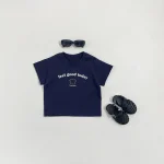 【80-160】半袖 Tシャツ ベビー キッズ服 熊柄 英字 - 画像 (6)