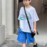 【90-160】半袖Tシャツ 男の子 英字 通気性拔群 ゆったり - 画像 (5)