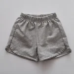 【73-120】ショートパンツ ベビー 韓国風 ドット&リボン - 画像 (4)