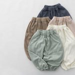 【80-130】パンツ 無地 ウエストゴム バルーンパンツ - 画像 (4)