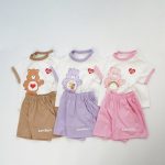 【80-130】セットアップ クマ柄 カジュアル - 画像 (2)