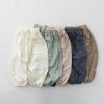 【80-130】パンツ 無地 ウエストゴム バルーンパンツ - 画像 (2)