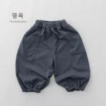 【80-130】パンツ ボトムス ベビー 韓国風 シンプル - 画像 (15)