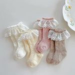 【GOODS】3足セット ソックス ベビー かわいい コットン レース