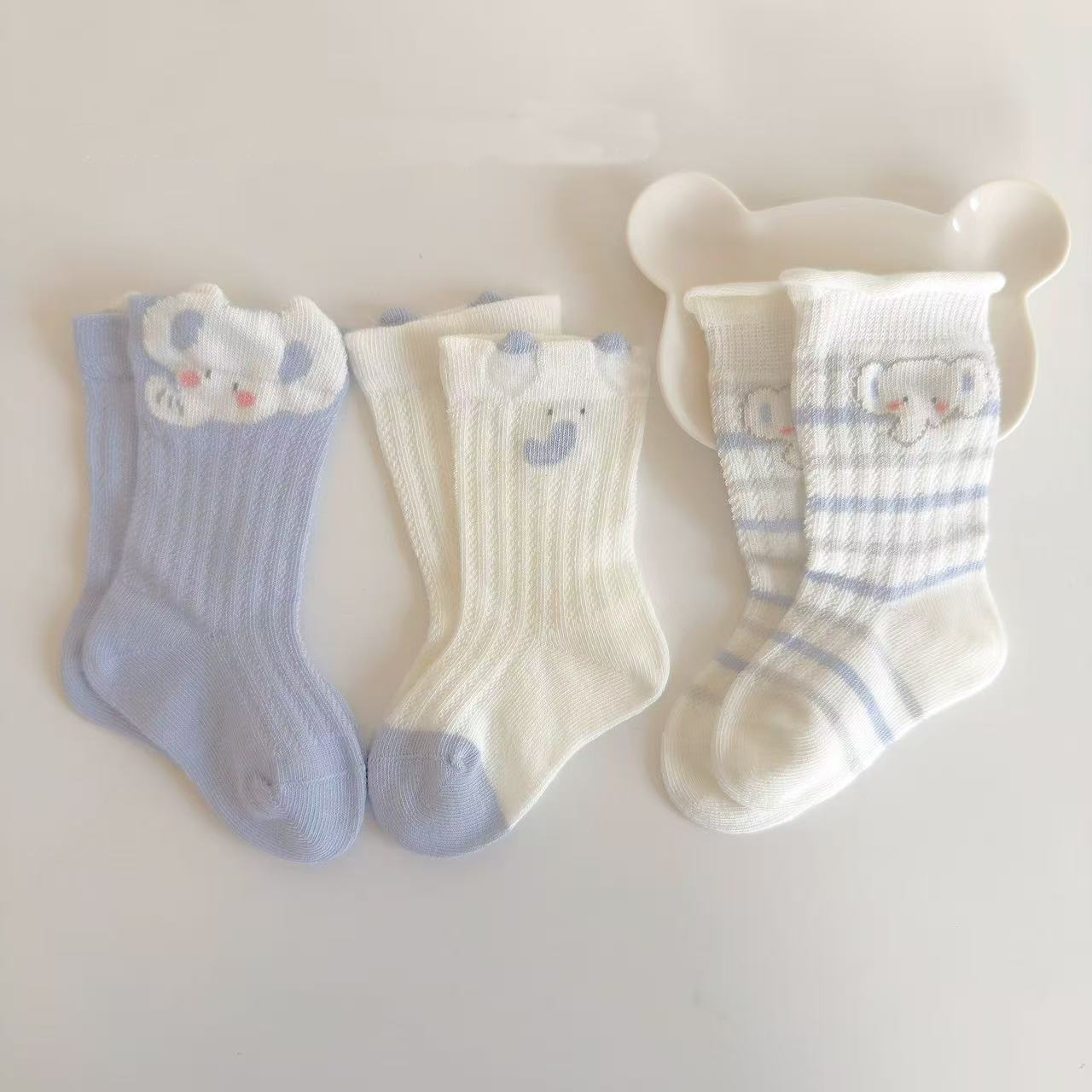 主图-01-3-2.jpg 【GOODS】3足セット ソックス ベビー キュート 通気性 柔らかい - 画像 (1)